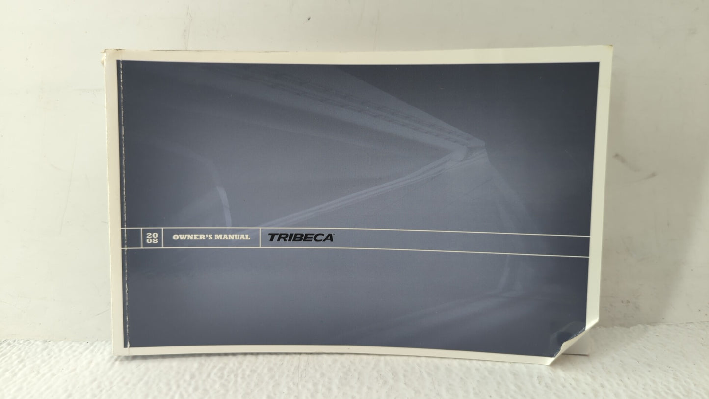 2008 Subaru Tribeca Owners Manual Book Guide OEM Used Auto Parts - Oemusedautoparts1.com