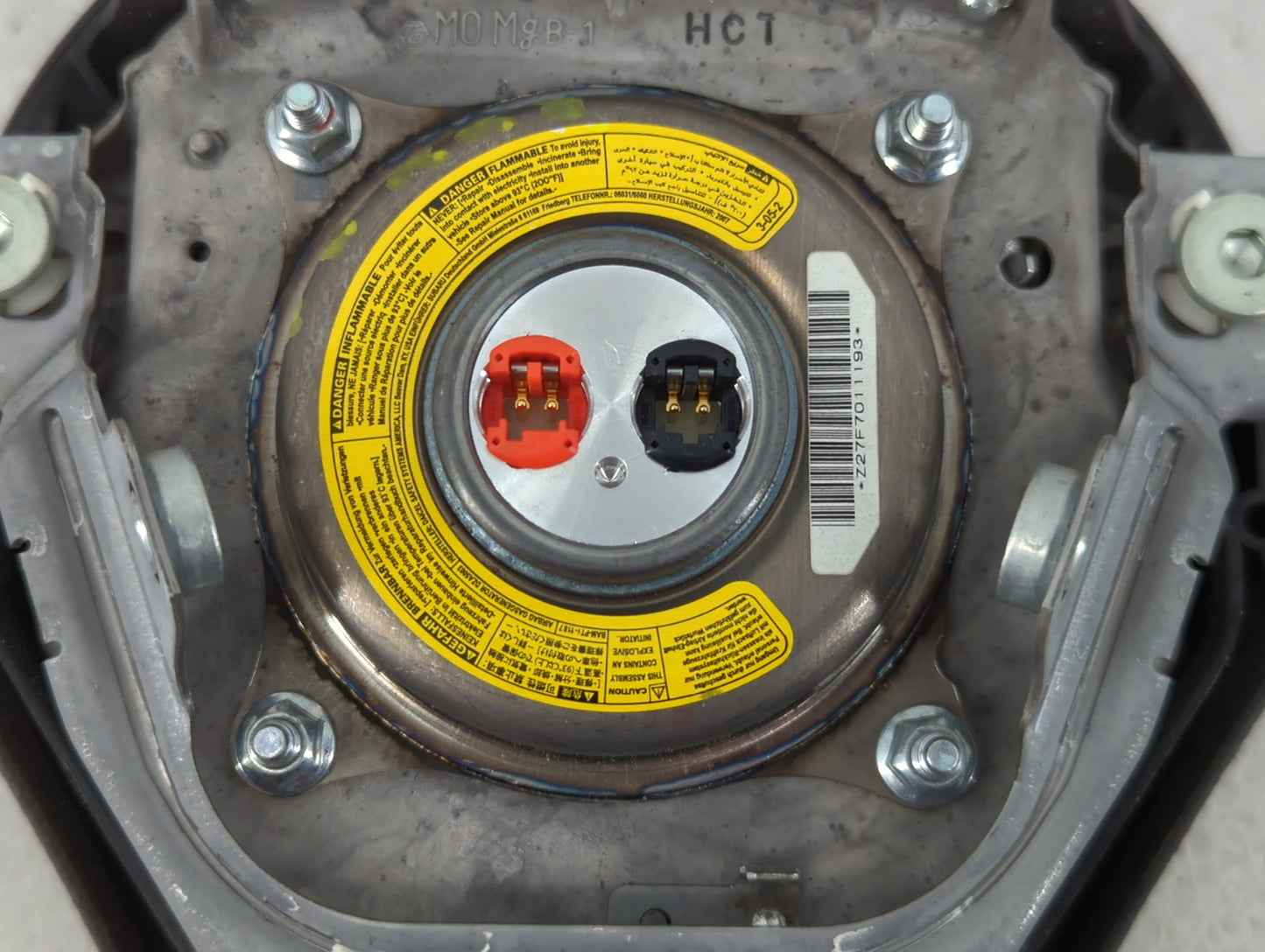 2008-2011 Subaru Tribeca Air Bag Driver Left Steering Wheel Mounted Fits Fits 2007 2008 2009 2010 2011 OEM Used Auto Parts -