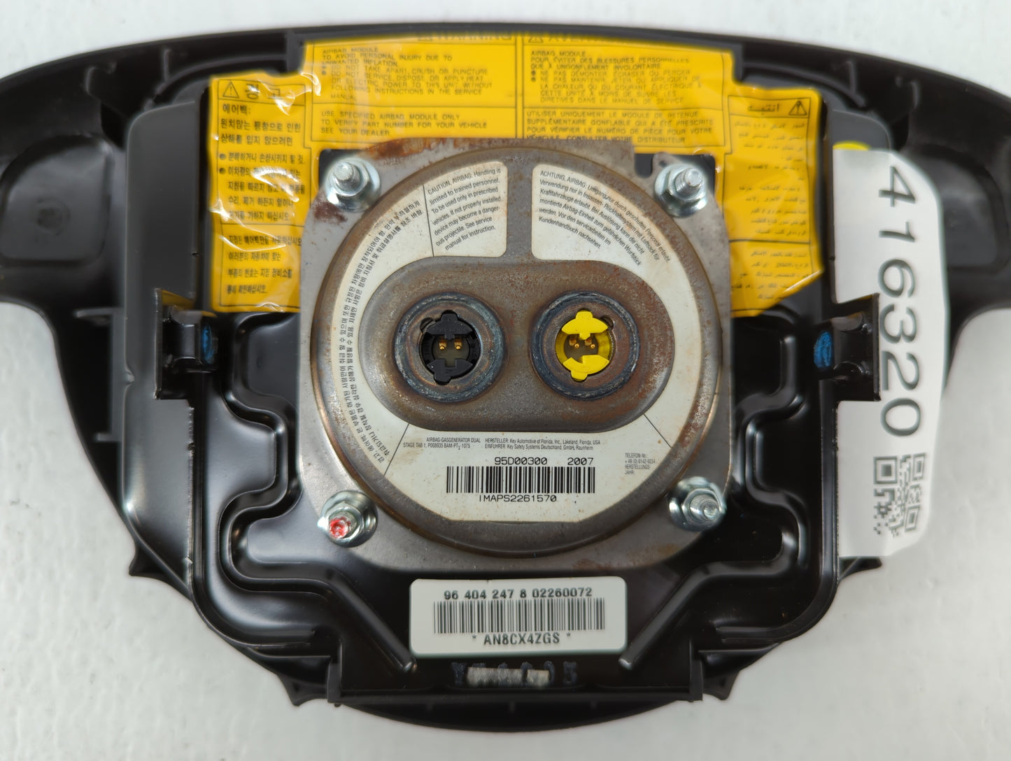 2004-2008 Suzuki Forenza Air Bag Driver Left Steering Wheel Mounted P/N:AN8CX4ZGS AN3CX0ATF Fits Fits 2004 2005 2006 2007 20