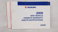 2008 Suzuki Forenza Owners Manual Book Guide OEM Used Auto Parts - Oemusedautoparts1.com