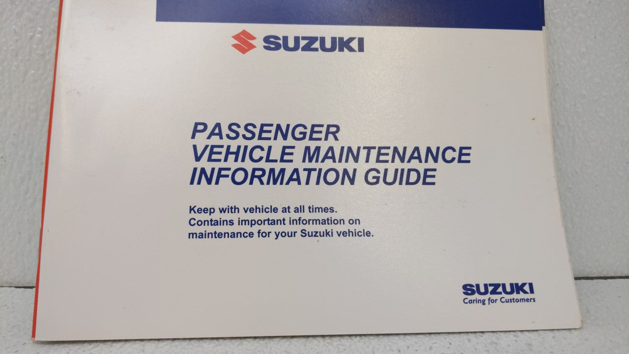 2008 Suzuki Forenza Owners Manual Book Guide OEM Used Auto Parts - Oemusedautoparts1.com