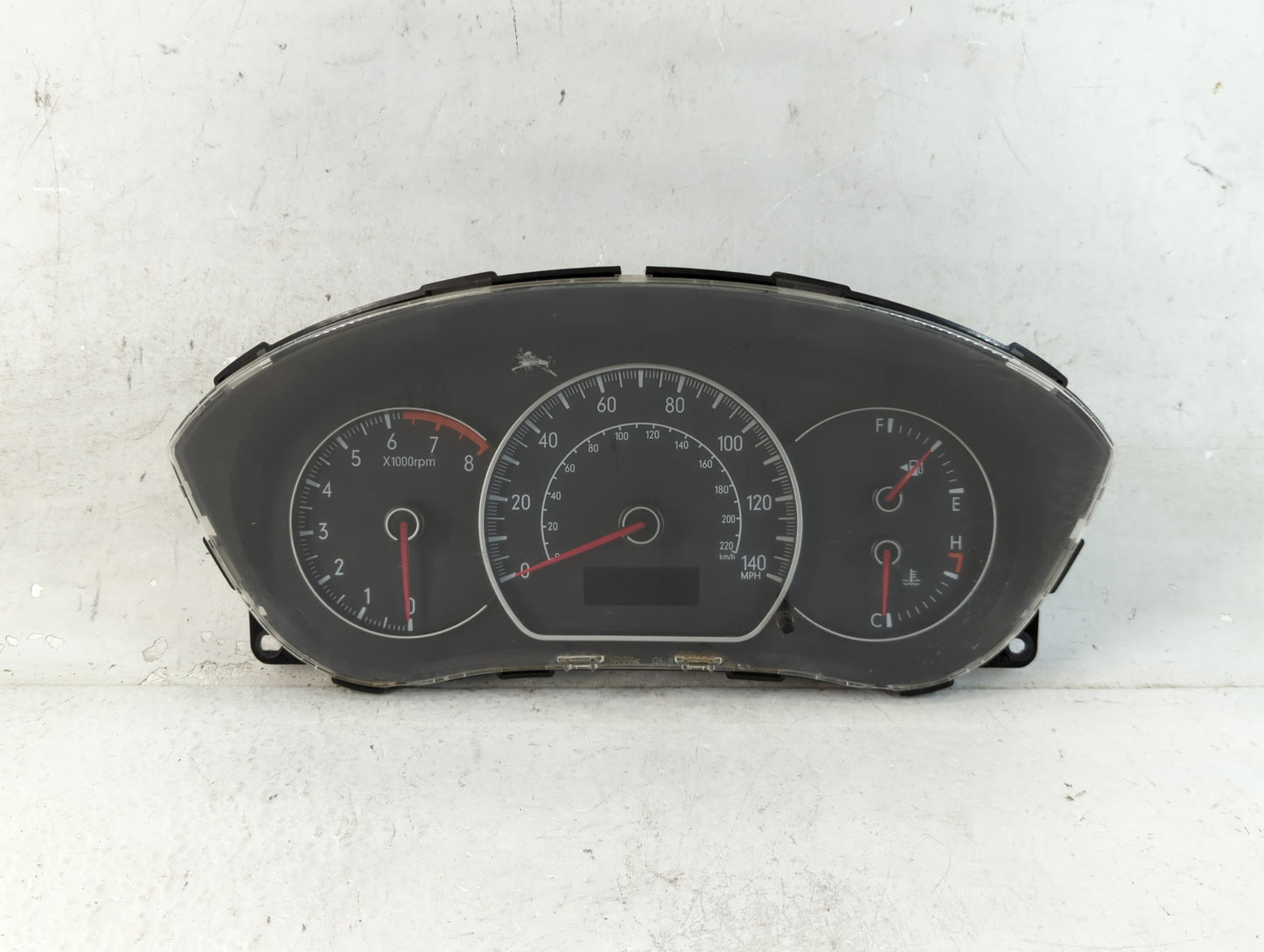 2008-2009 Suzuki Sx4 Instrument Cluster Speedometer Gauges Fits Fits 2008 2009 OEM Used Auto Parts - Oemusedautoparts1.com