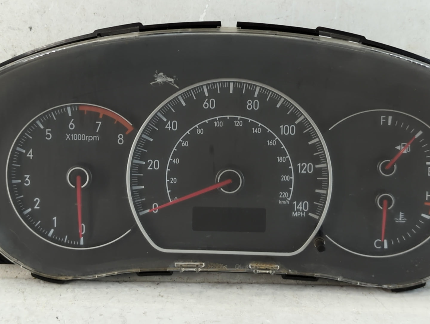 2008-2009 Suzuki Sx4 Instrument Cluster Speedometer Gauges Fits Fits 2008 2009 OEM Used Auto Parts - Oemusedautoparts1.com