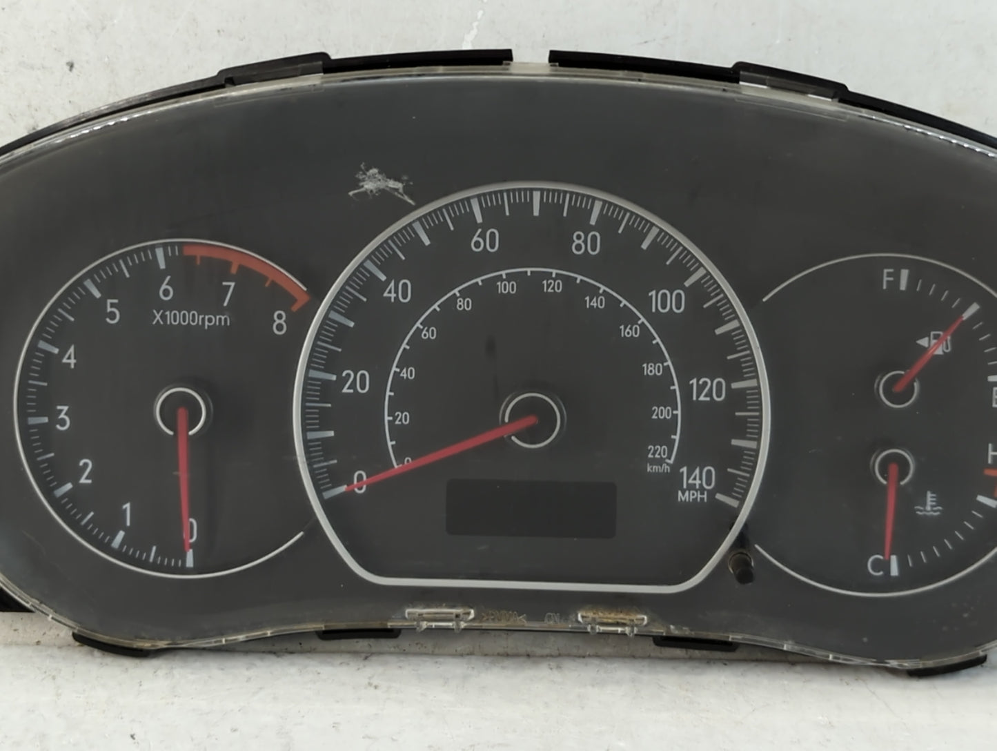 2008-2009 Suzuki Sx4 Instrument Cluster Speedometer Gauges Fits Fits 2008 2009 OEM Used Auto Parts - Oemusedautoparts1.com