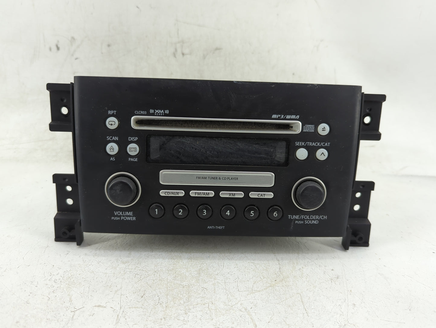 2008 Suzuki Vitara Radio AM FM Cd Player Receiver Replacement P/N:39101-65JL1 Fits Fits 2006 2007 OEM Used Auto Parts - Oemu