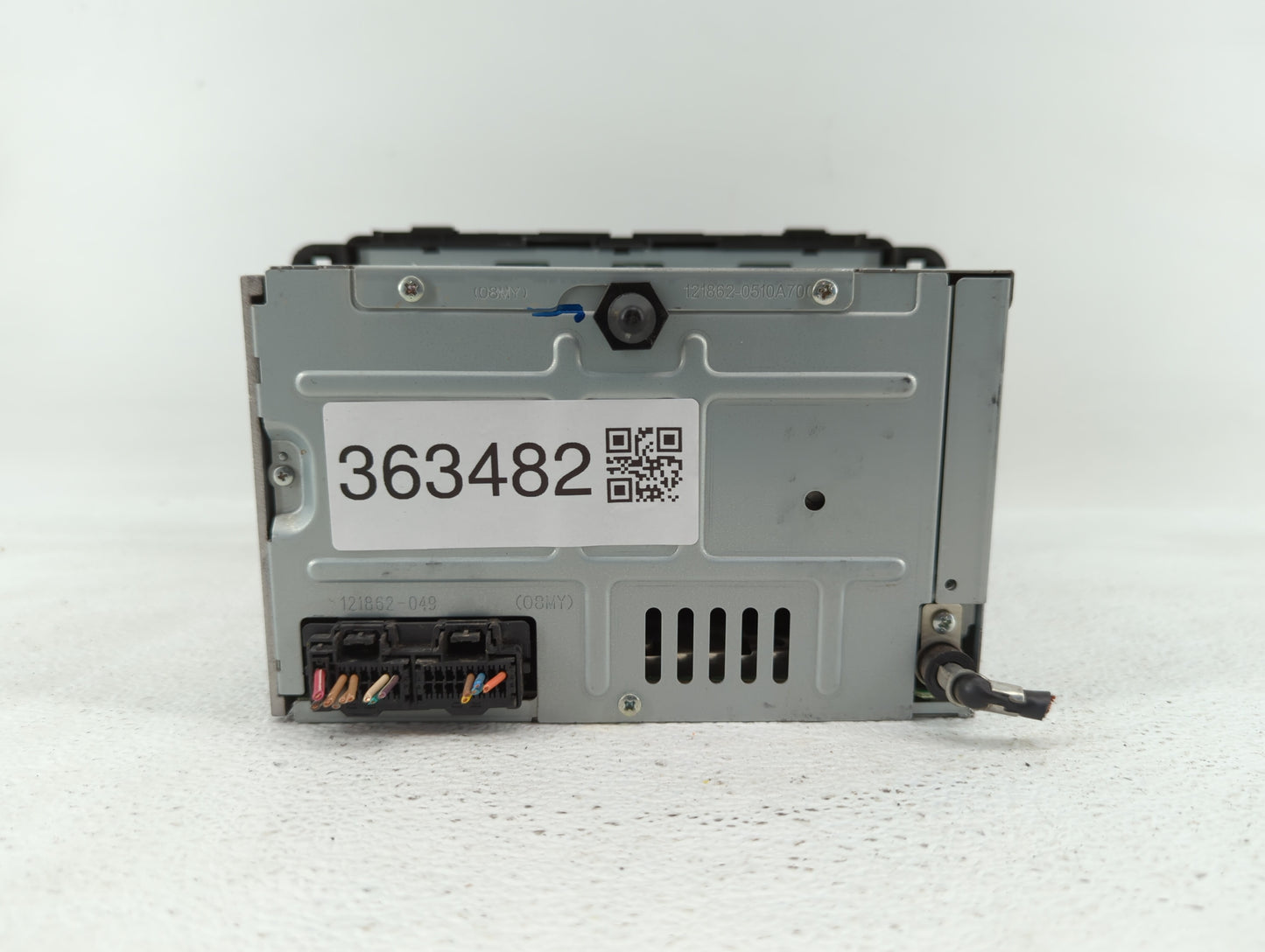 2008 Suzuki Vitara Radio AM FM Cd Player Receiver Replacement P/N:25887904 25994586, 25854785 Fits Fits 2007 2009 OEM Used A