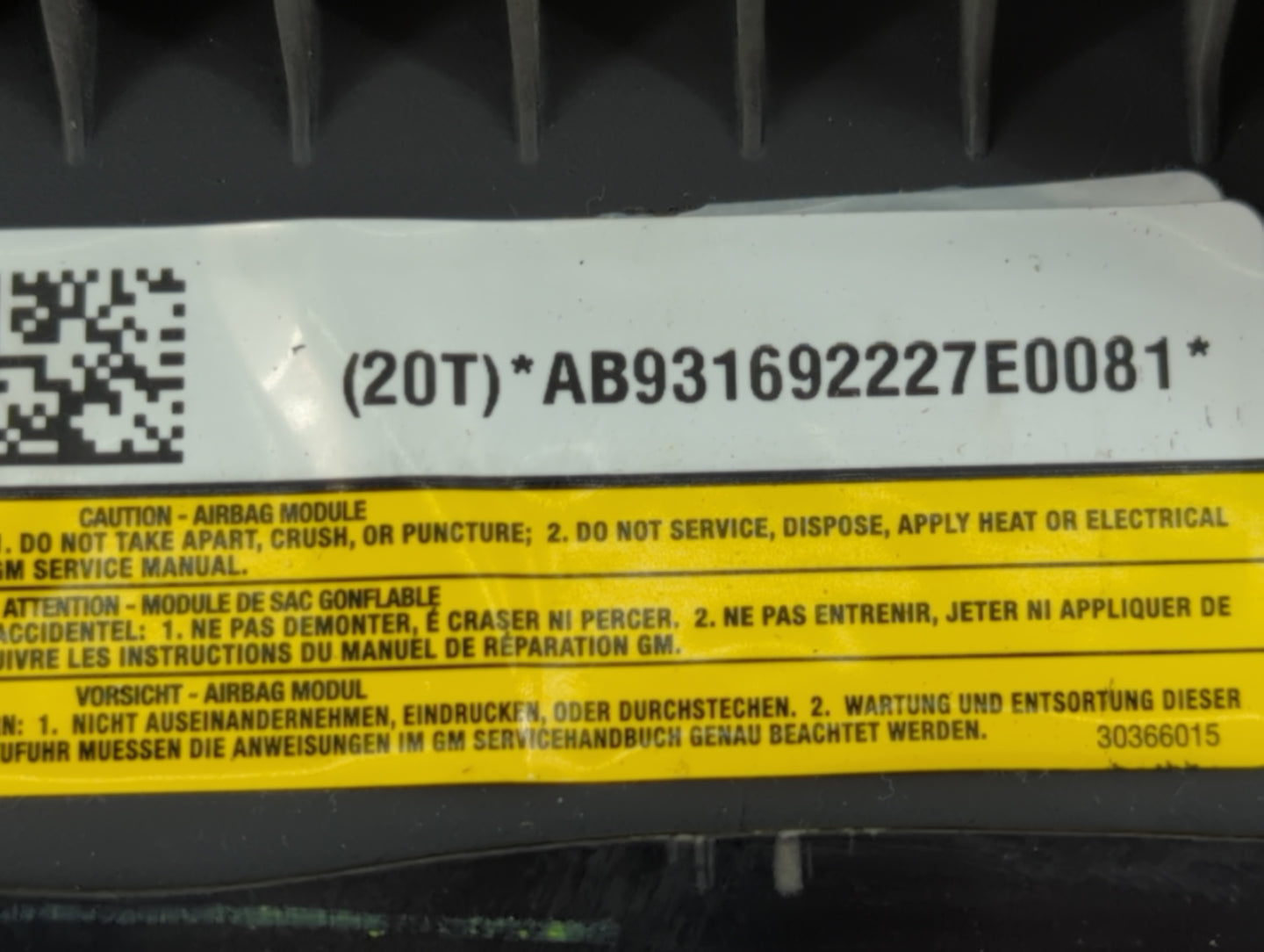 2008 Suzuki Vitara Air Bag Driver Left Steering Wheel Mounted Fits Fits 2007 2009 OEM Used Auto Parts - Oemusedautoparts1.co