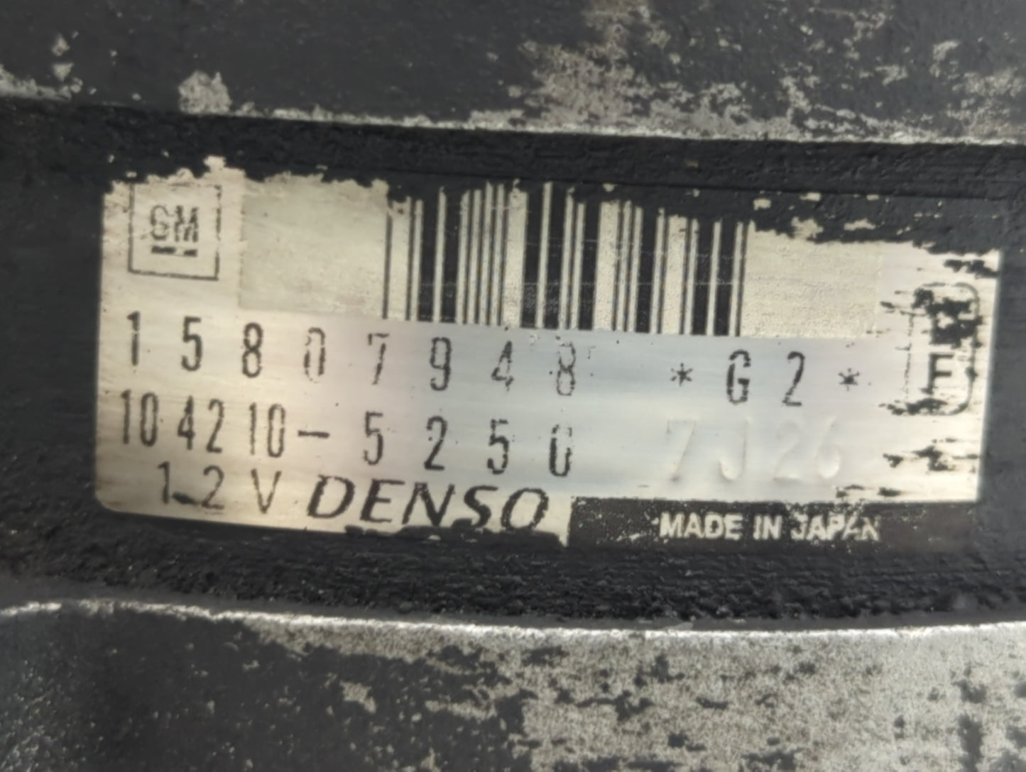 2008 Suzuki Vitara Alternator Replacement Generator Charging Assembly Engine OEM P/N:104210-5250 15807948 Fits Fits 2007 200