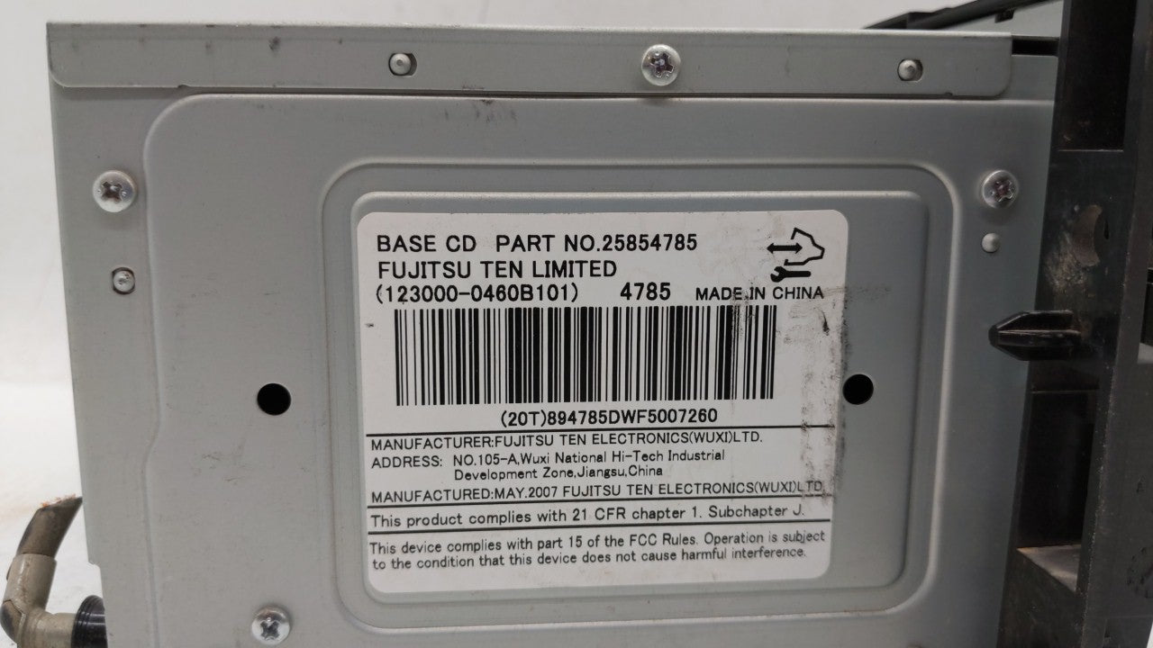 2007-2009 Suzuki Xl-7 Am Fm Cd Player Radio Receiver - Oemusedautoparts1.com