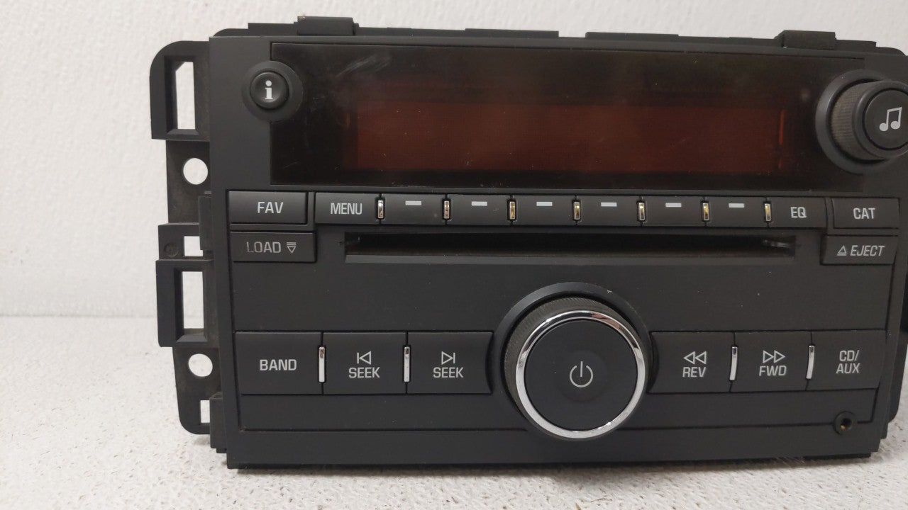 2007-2009 Suzuki Xl-7 Radio AM FM Cd Player Receiver Replacement P/N:25920407 Fits Fits 2007 2008 2009 OEM Used Auto Parts -