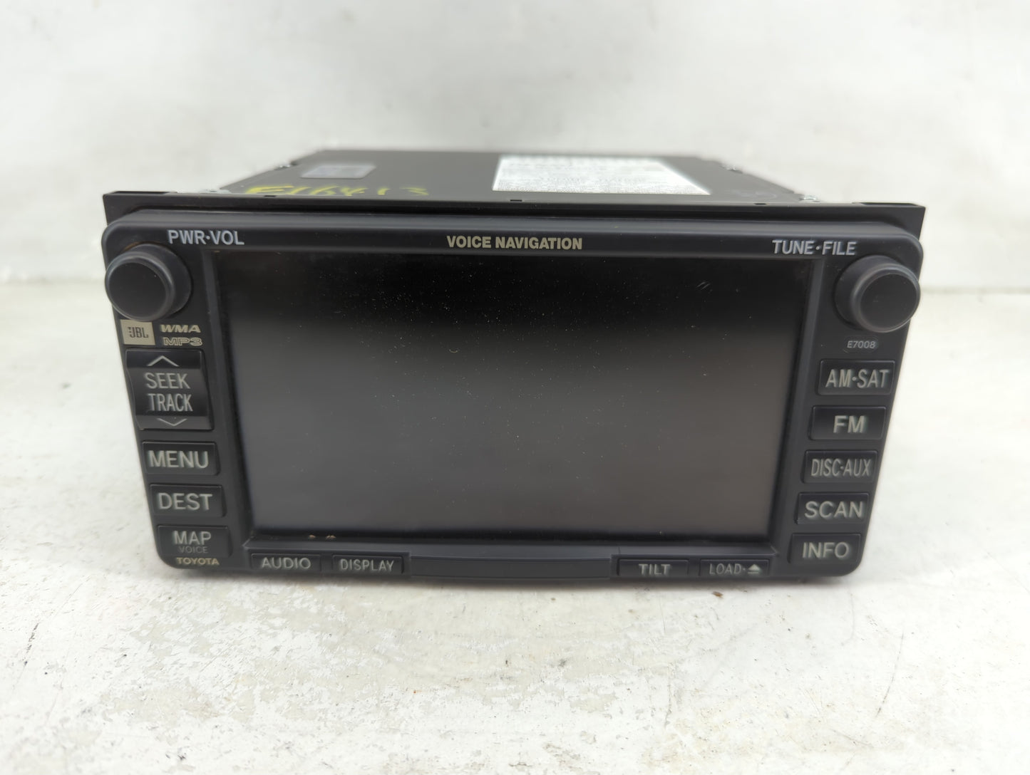 2006-2009 Toyota 4runner Radio Display Info Screen Oem - Oemusedautoparts1.com