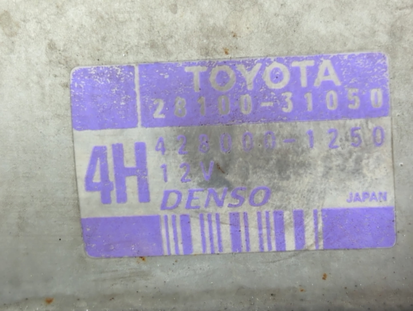 2003-2009 Toyota 4runner Car Starter Motor Solenoid OEM P/N:428000-1250 28100-31050 Fits OEM Used Auto Parts - Oemusedautopa