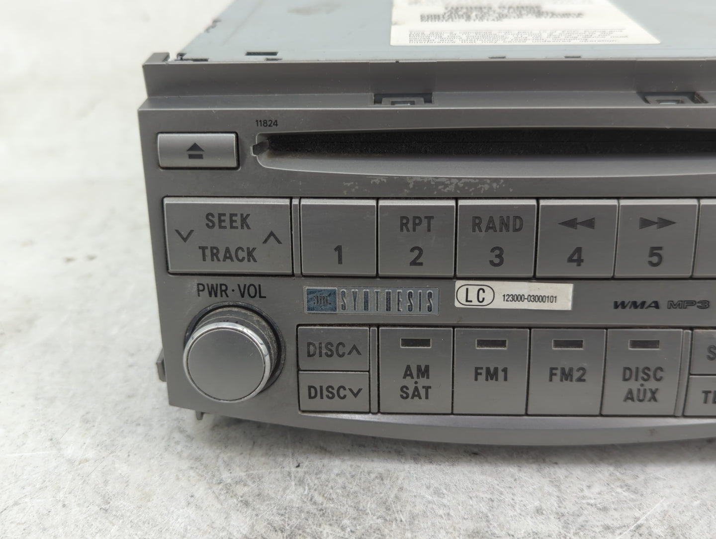 2008-2010 Toyota Avalon Radio AM FM Cd Player Receiver Replacement P/N:86120-07071 Fits Fits 2008 2009 2010 OEM Used Auto Pa