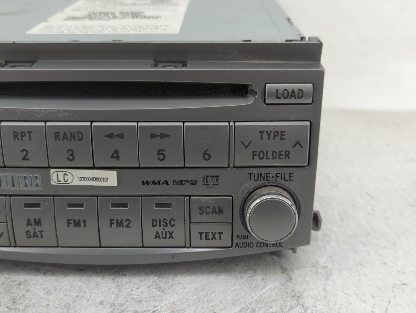 2008-2010 Toyota Avalon Radio AM FM Cd Player Receiver Replacement P/N:86120-07071 Fits Fits 2008 2009 2010 OEM Used Auto Pa