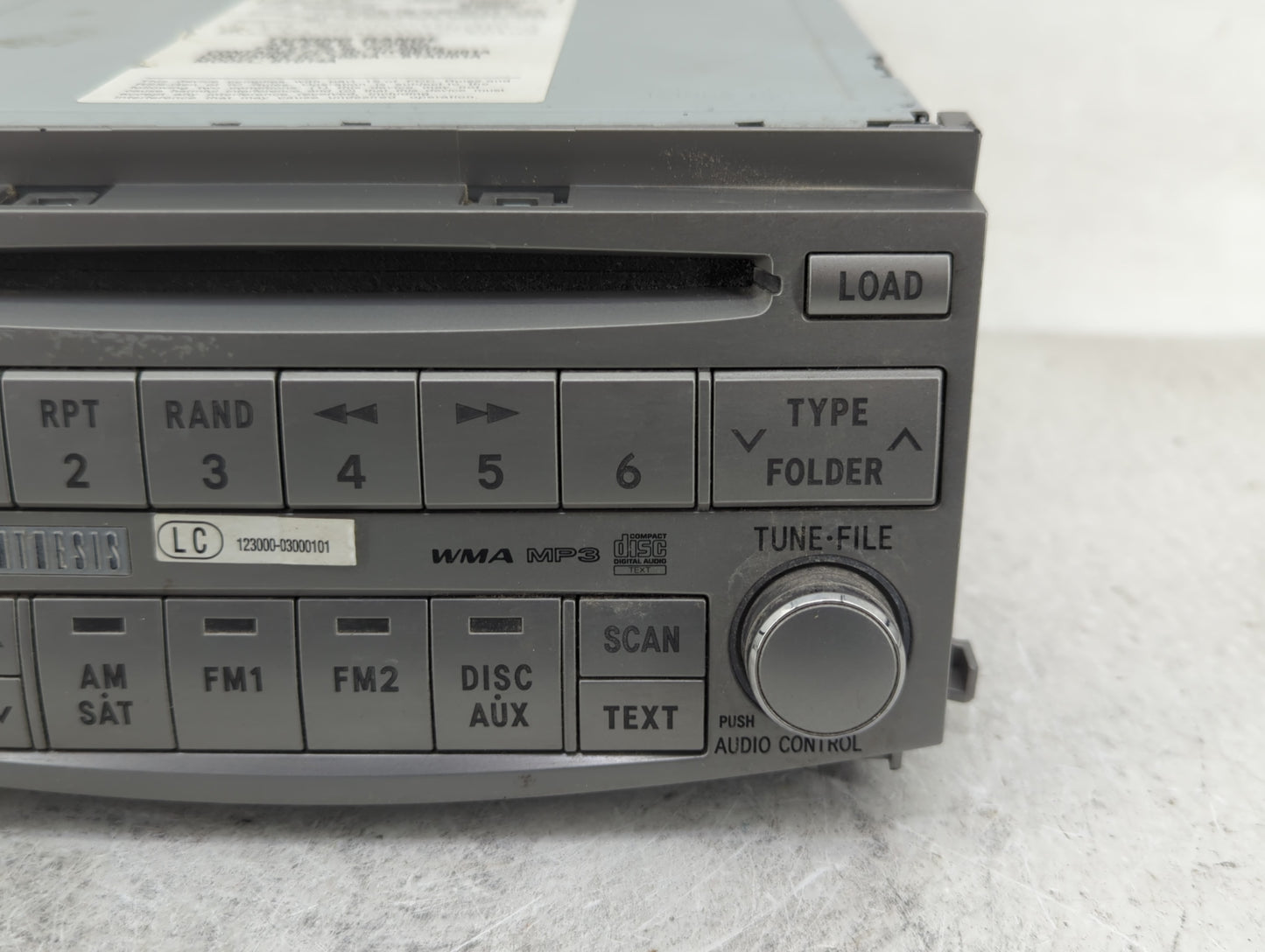 2008-2010 Toyota Avalon Radio AM FM Cd Player Receiver Replacement P/N:86120-07071 Fits Fits 2008 2009 2010 OEM Used Auto Pa