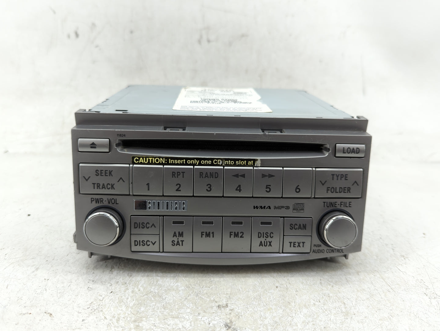 2008-2010 Toyota Avalon Radio AM FM Cd Player Receiver Replacement P/N:86120-07071 Fits Fits 2008 2009 2010 OEM Used Auto Pa