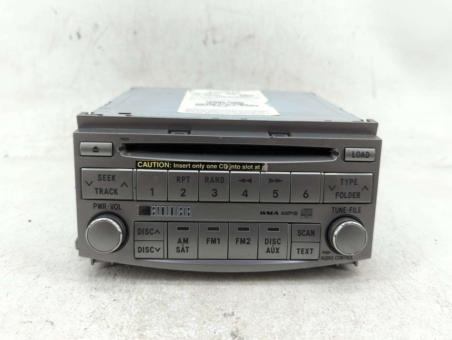 2008-2010 Toyota Avalon Radio AM FM Cd Player Receiver Replacement P/N:86120-07071 Fits Fits 2008 2009 2010 OEM Used Auto Pa