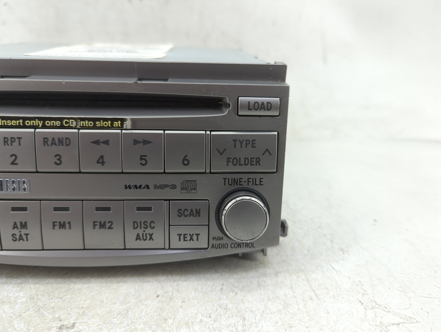 2008-2010 Toyota Avalon Radio AM FM Cd Player Receiver Replacement P/N:86120-07071 Fits Fits 2008 2009 2010 OEM Used Auto Pa