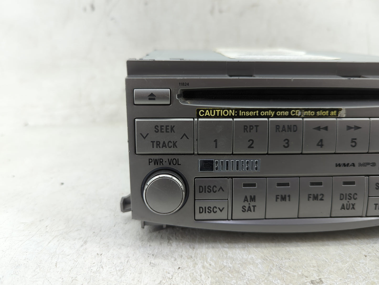 2008-2010 Toyota Avalon Radio AM FM Cd Player Receiver Replacement P/N:86120-07071 Fits Fits 2008 2009 2010 OEM Used Auto Pa