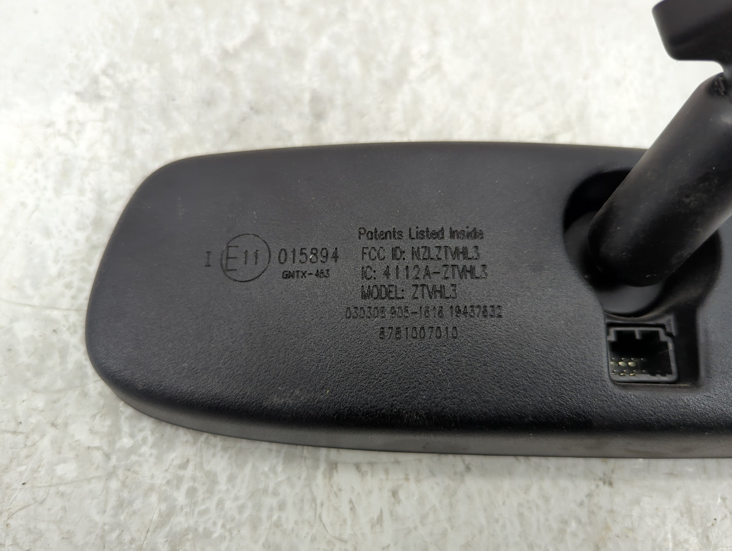 2008-2012 Toyota Avalon Interior Rear View Mirror Replacement OEM P/N:4112A-ZTVHL3 Fits Fits 2008 2009 2010 2011 2012 OEM Us