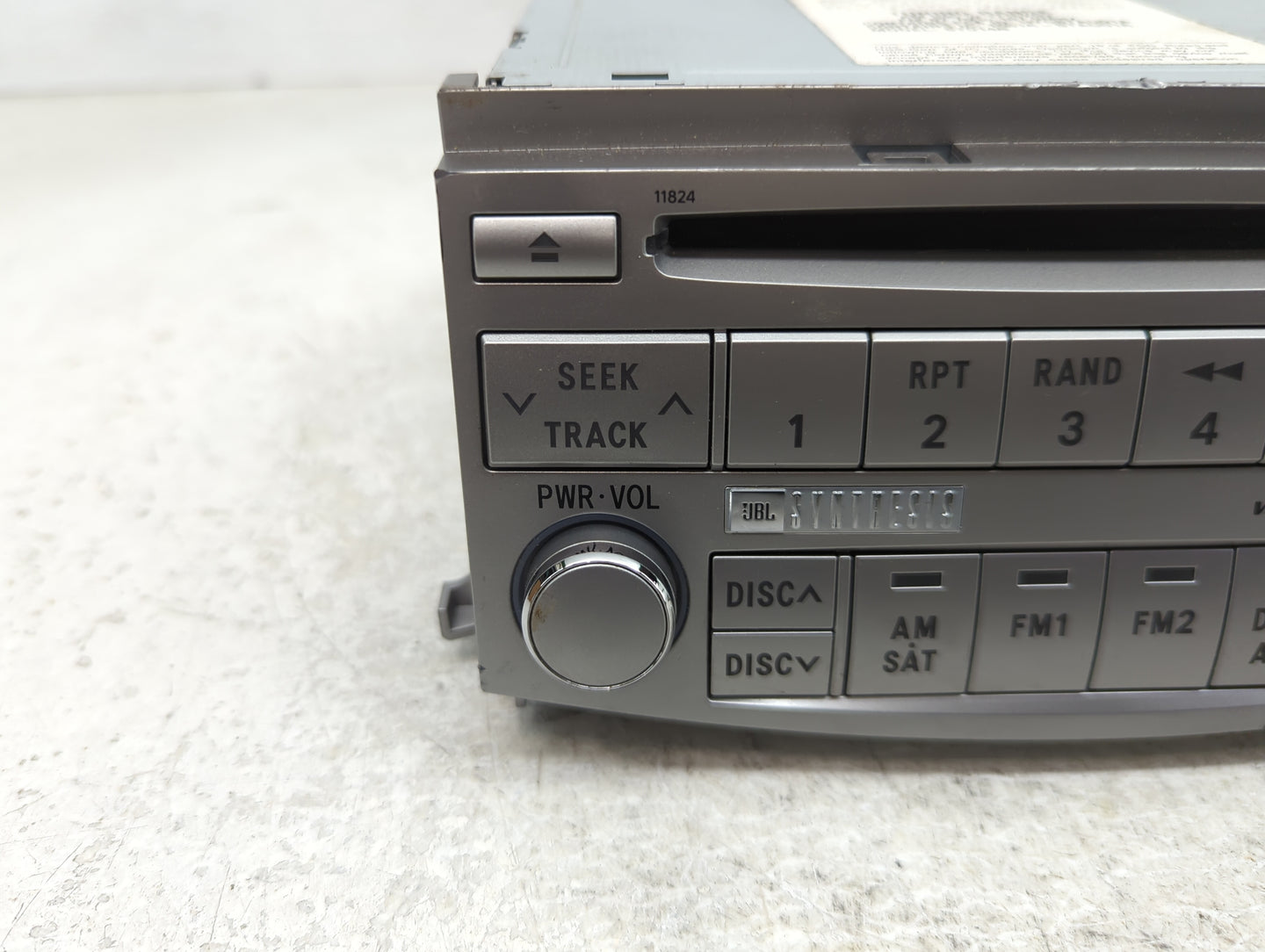 2008-2010 Toyota Avalon Radio AM FM Cd Player Receiver Replacement P/N:86120-07071 Fits Fits 2008 2009 2010 OEM Used Auto Pa