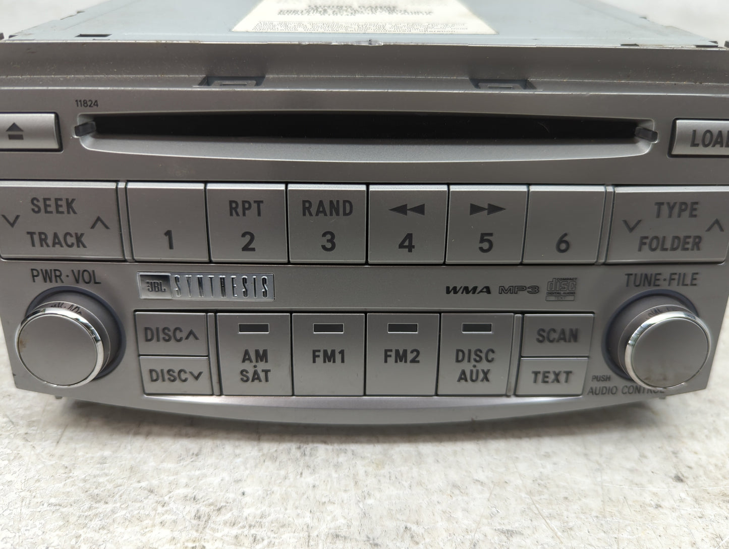 2008-2010 Toyota Avalon Radio AM FM Cd Player Receiver Replacement P/N:86120-07071 Fits Fits 2008 2009 2010 OEM Used Auto Pa
