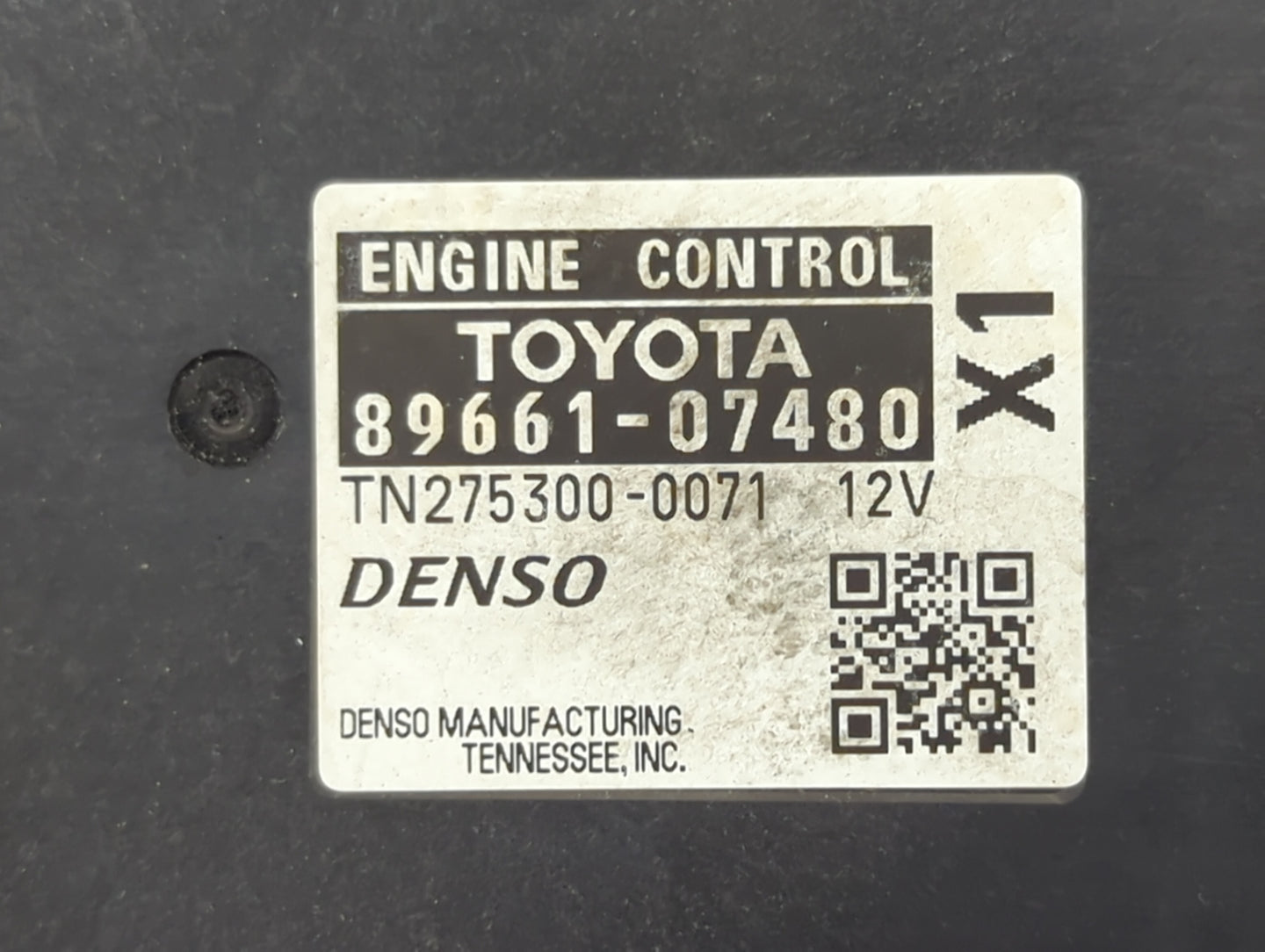 2008-2009 Toyota Avalon PCM Engine Control Computer ECU ECM PCU OEM P/N:89661-07480 TN275300-0071 Fits Fits 2008 2009 OEM Us