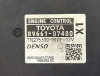 2008-2009 Toyota Avalon PCM Engine Control Computer ECU ECM PCU OEM P/N:89661-07480 TN275300-0071 Fits Fits 2008 2009 OEM Us