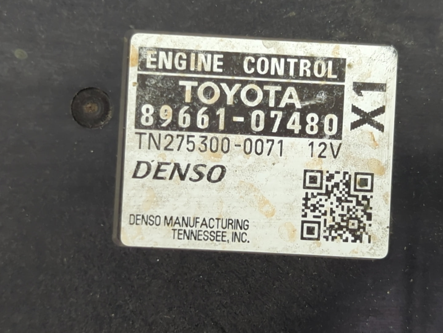 2008-2009 Toyota Avalon PCM Engine Control Computer ECU ECM PCU OEM P/N:89661-07480 Fits Fits 2008 2009 OEM Used Auto Parts 