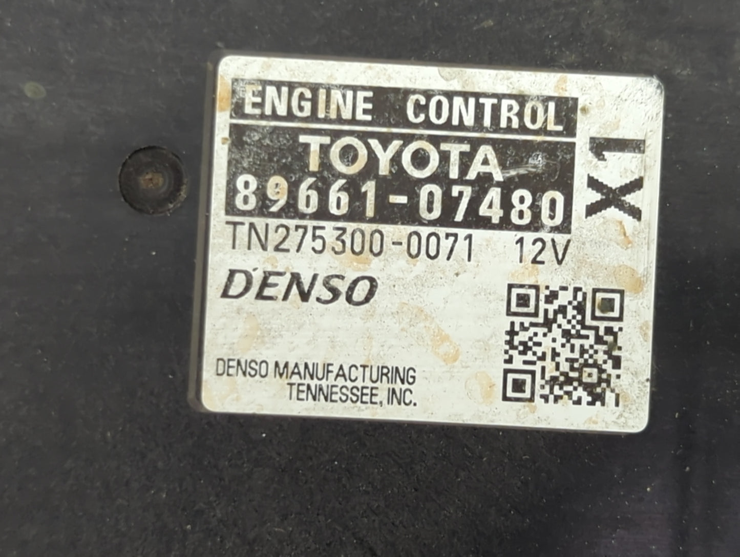 2008-2009 Toyota Avalon PCM Engine Control Computer ECU ECM PCU OEM P/N:89661-07480 Fits Fits 2008 2009 OEM Used Auto Parts 