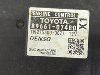 2008-2009 Toyota Avalon PCM Engine Control Computer ECU ECM PCU OEM P/N:89661-07480 Fits Fits 2008 2009 OEM Used Auto Parts 
