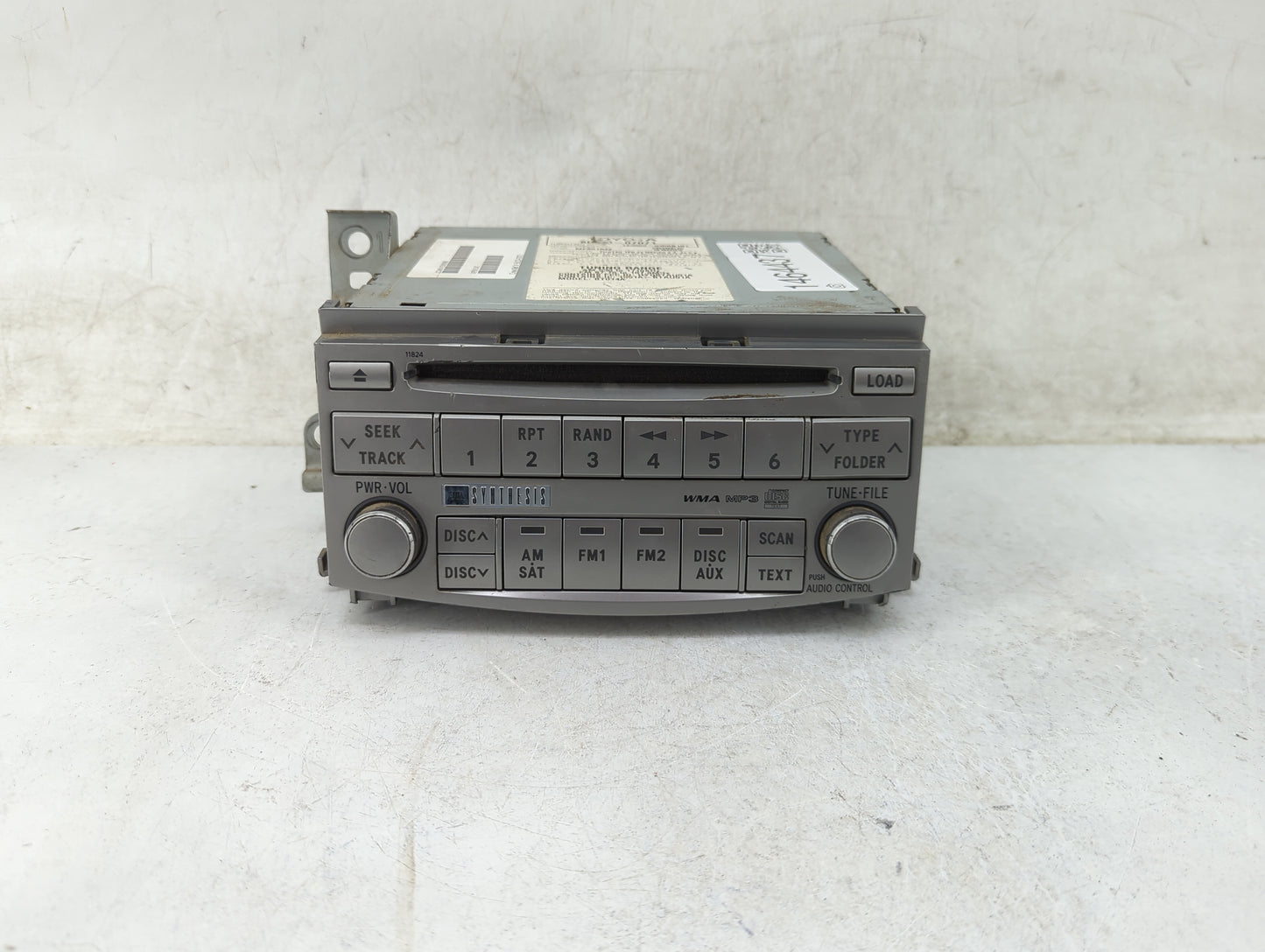 2008-2010 Toyota Avalon Radio AM FM Cd Player Receiver Replacement P/N:86120-07071 123000-0300B101 Fits Fits 2008 2009 2010 