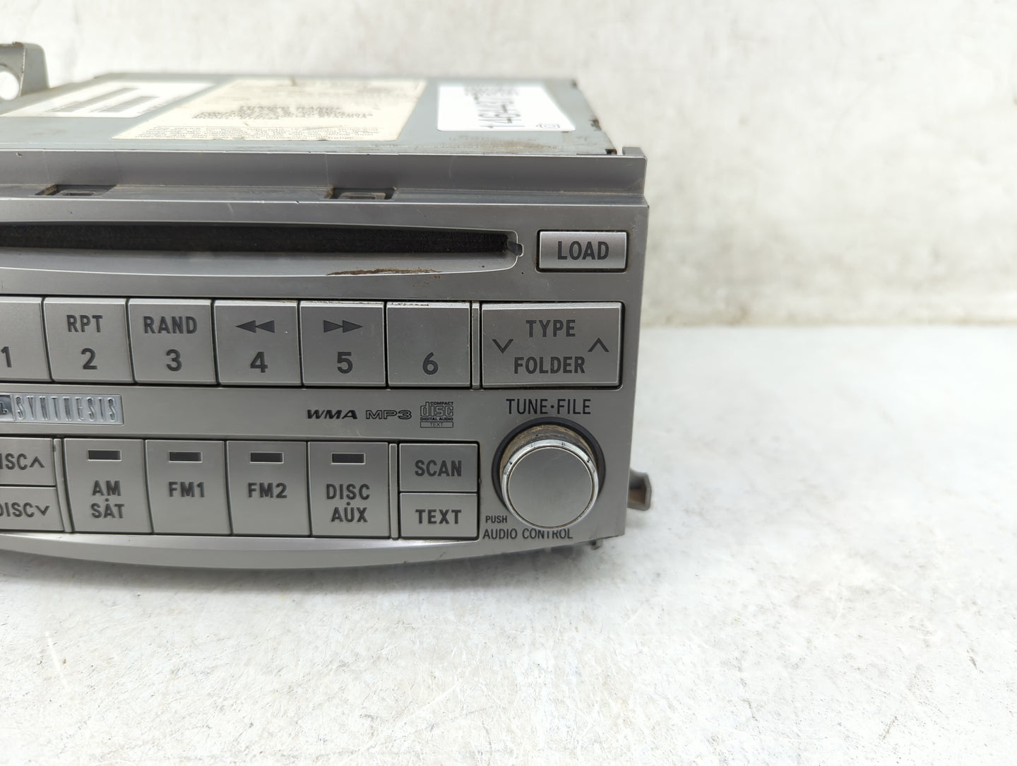 2008-2010 Toyota Avalon Radio AM FM Cd Player Receiver Replacement P/N:86120-07071 123000-0300B101 Fits Fits 2008 2009 2010 