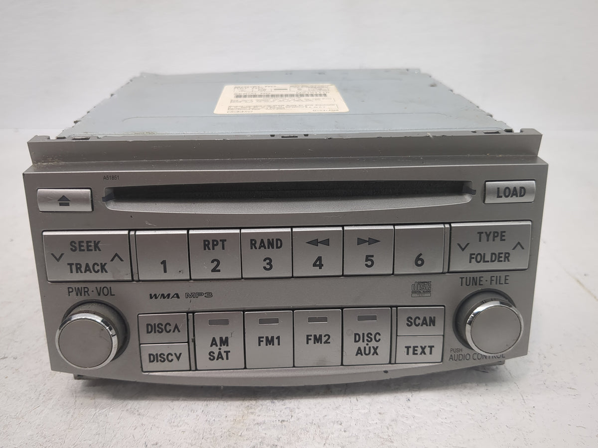 2008-2010 Toyota Avalon Radio AM FM Cd Player Receiver Replacement P/N:86120-07060 CQ-ES4760X Fits Fits 2008 2009 2010 OEM U