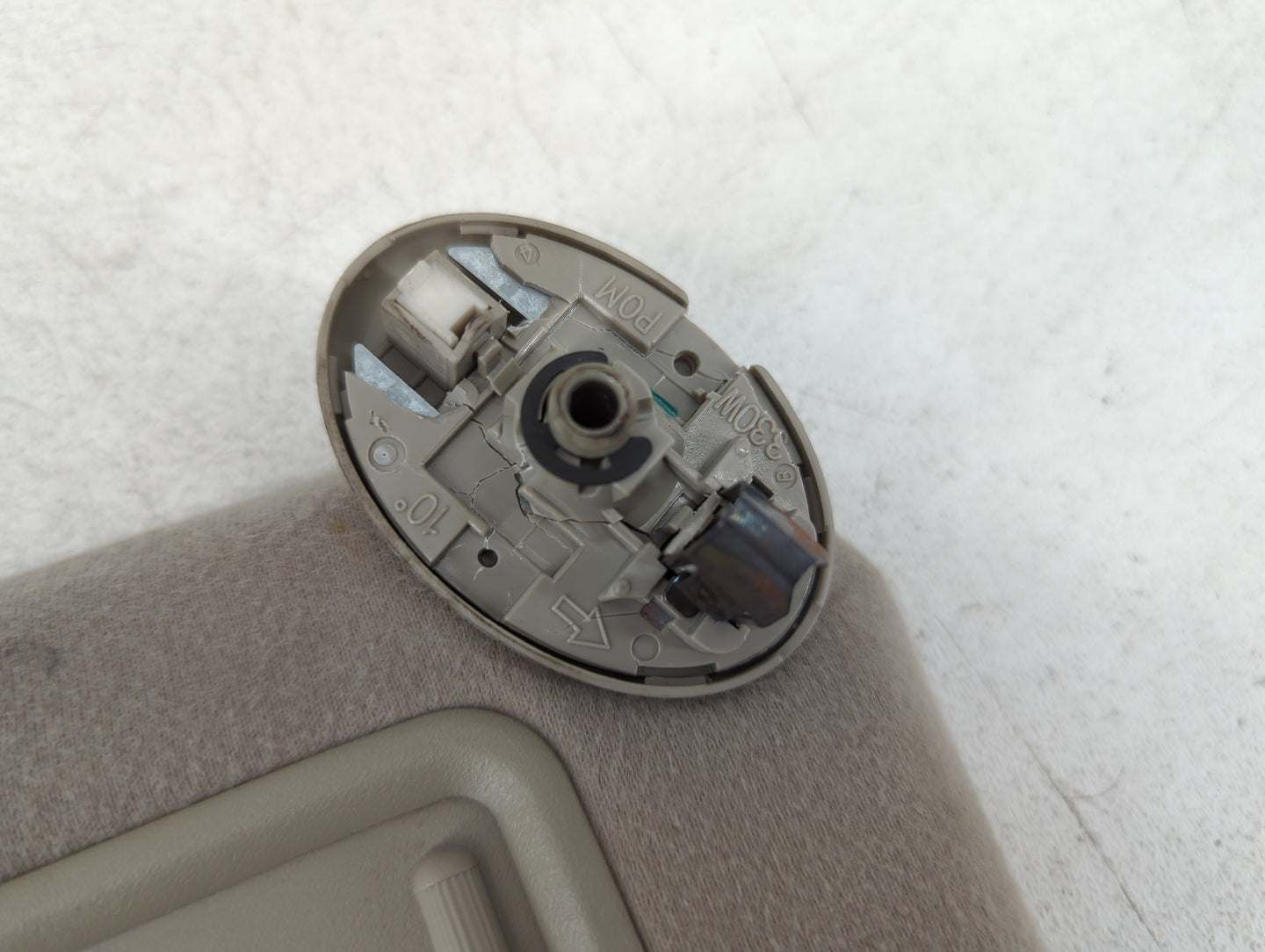 2007-2011 Toyota Camry Sun Visor Shade Replacement Passenger Right Mirror Fits Fits 2007 2008 2009 2010 2011 OEM Used Auto P