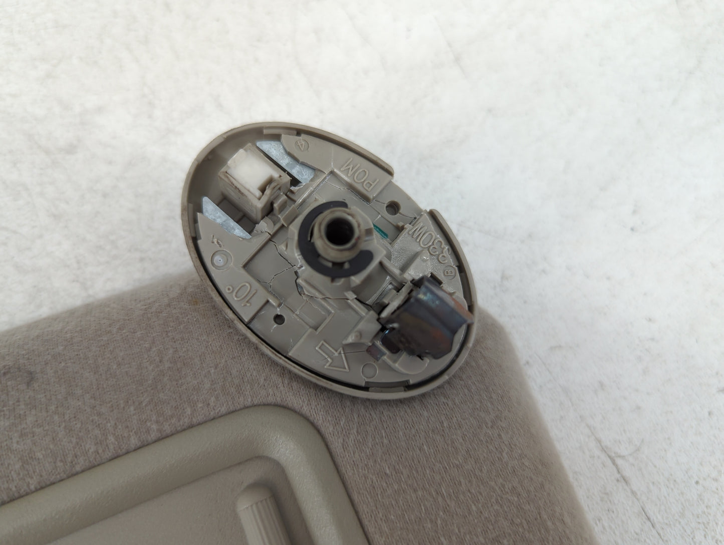 2007-2011 Toyota Camry Sun Visor Shade Replacement Passenger Right Mirror Fits Fits 2007 2008 2009 2010 2011 OEM Used Auto P