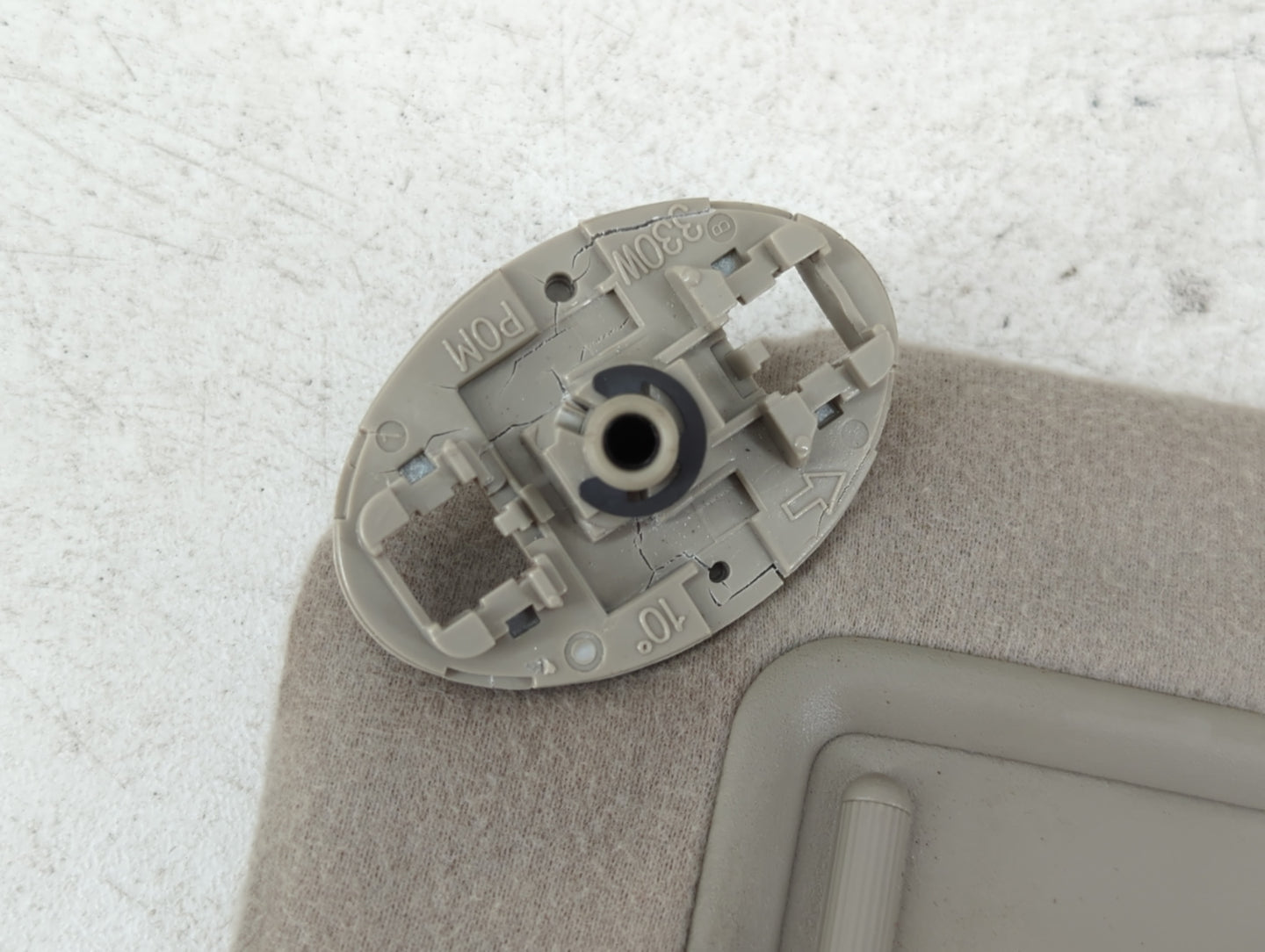 2007-2011 Toyota Camry Sun Visor Shade Replacement Driver Left Mirror Fits Fits 2007 2008 2009 2010 2011 OEM Used Auto Parts