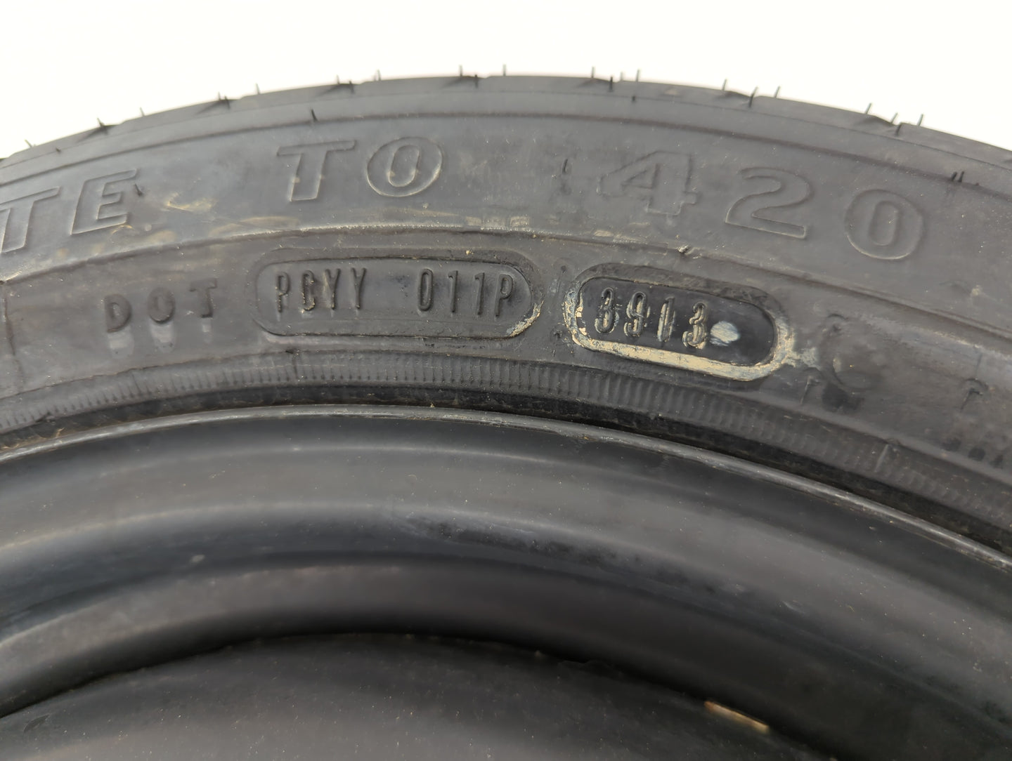 2007-2017 Toyota Camry Spare Donut Tire Wheel Rim Oem - Oemusedautoparts1.com