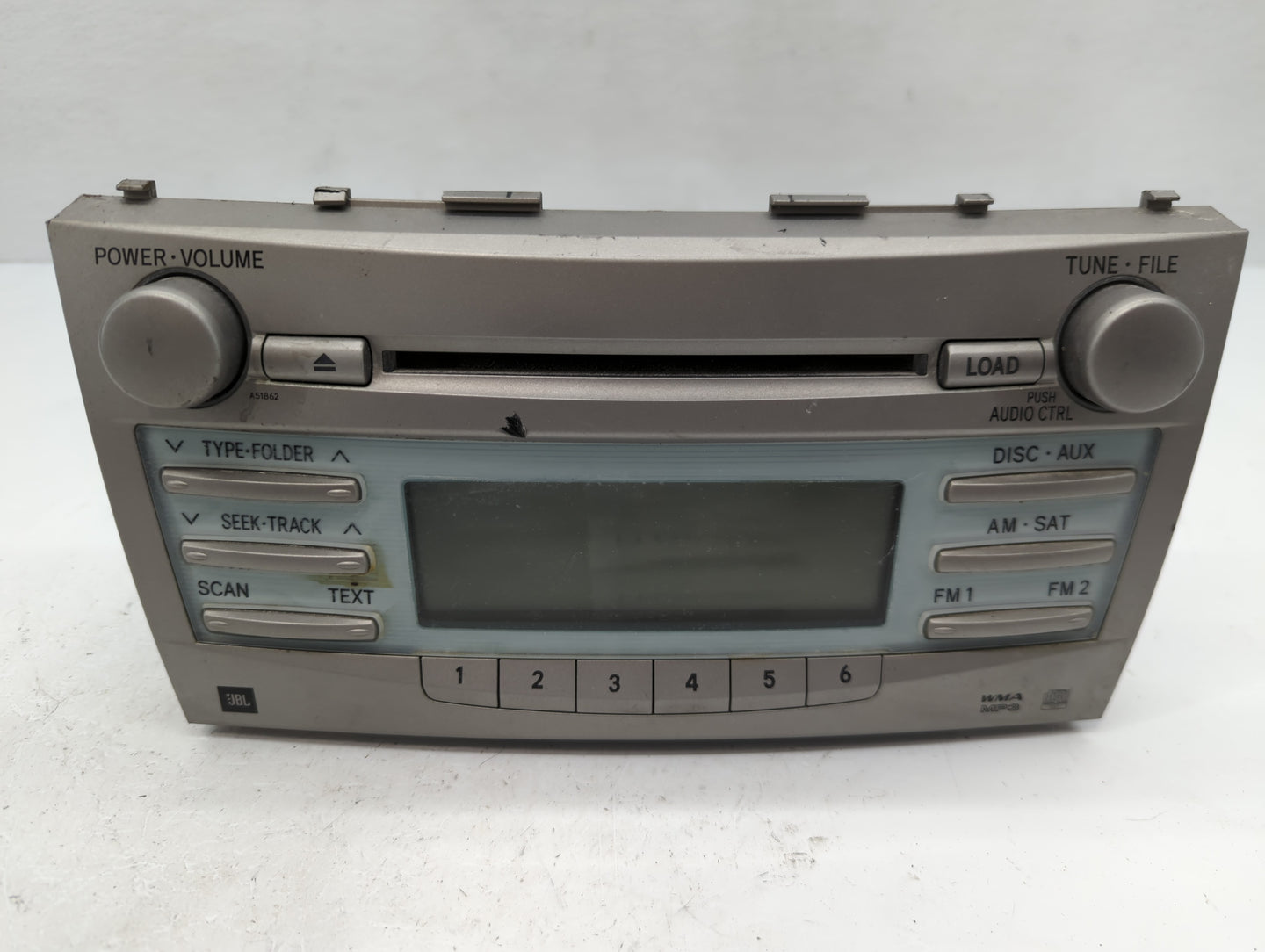 2007-2009 Toyota Camry Radio AM FM Cd Player Receiver Replacement P/N:86120-06191 Fits Fits 2007 2008 2009 OEM Used Auto Par