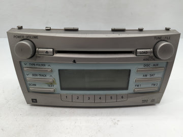 2007-2009 Toyota Camry Radio AM FM Cd Player Receiver Replacement P/N:86120-06191 Fits Fits 2007 2008 2009 OEM Used Auto Par