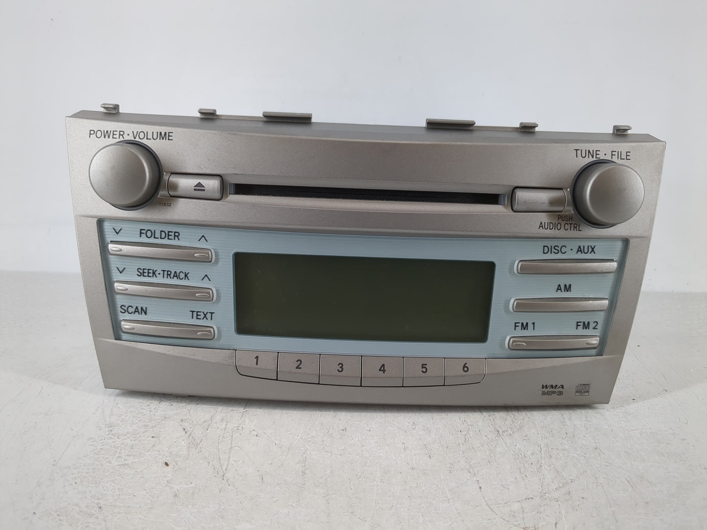 2007-2009 Toyota Camry Radio AM FM Cd Player Receiver Replacement P/N:86120-06181 Fits Fits 2007 2008 2009 OEM Used Auto Par