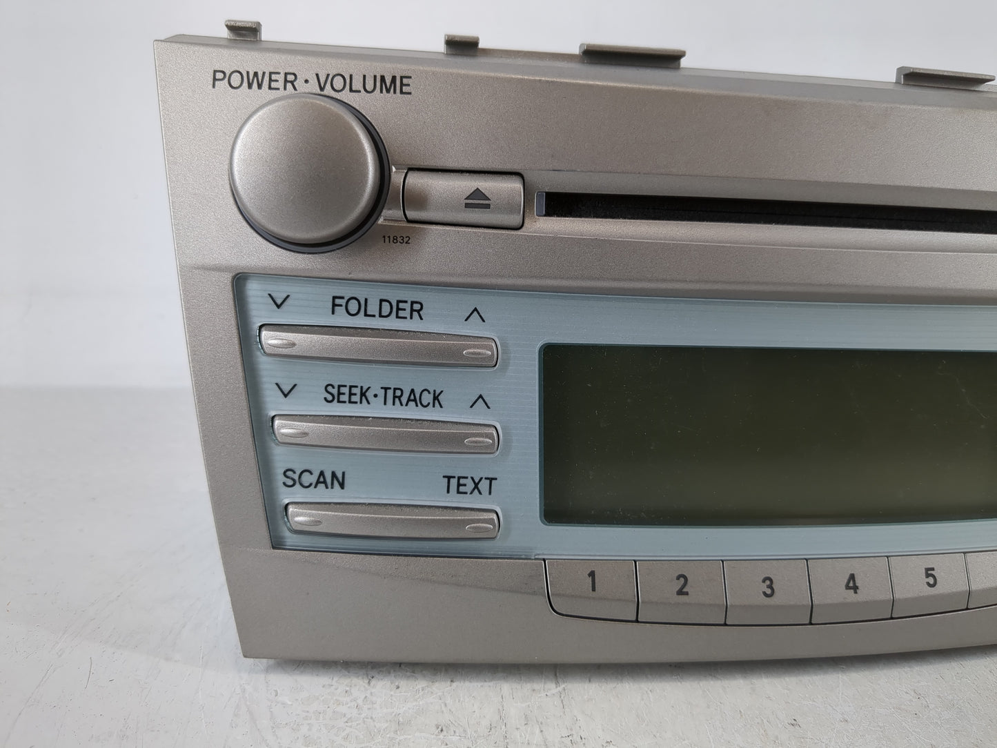 2007-2009 Toyota Camry Radio AM FM Cd Player Receiver Replacement P/N:86120-06181 Fits Fits 2007 2008 2009 OEM Used Auto Par