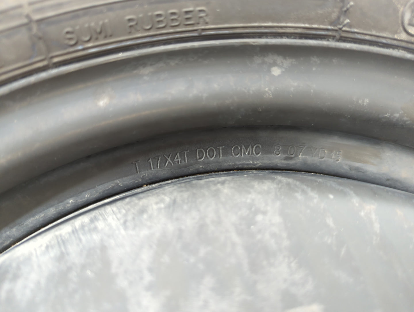 2007-2017 Toyota Camry Spare Donut Tire Wheel Rim Oem - Oemusedautoparts1.com