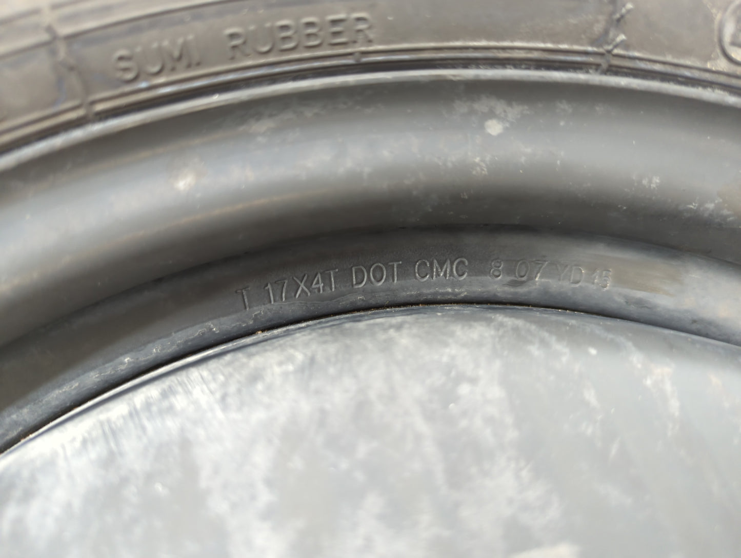 2007-2017 Toyota Camry Spare Donut Tire Wheel Rim Oem - Oemusedautoparts1.com
