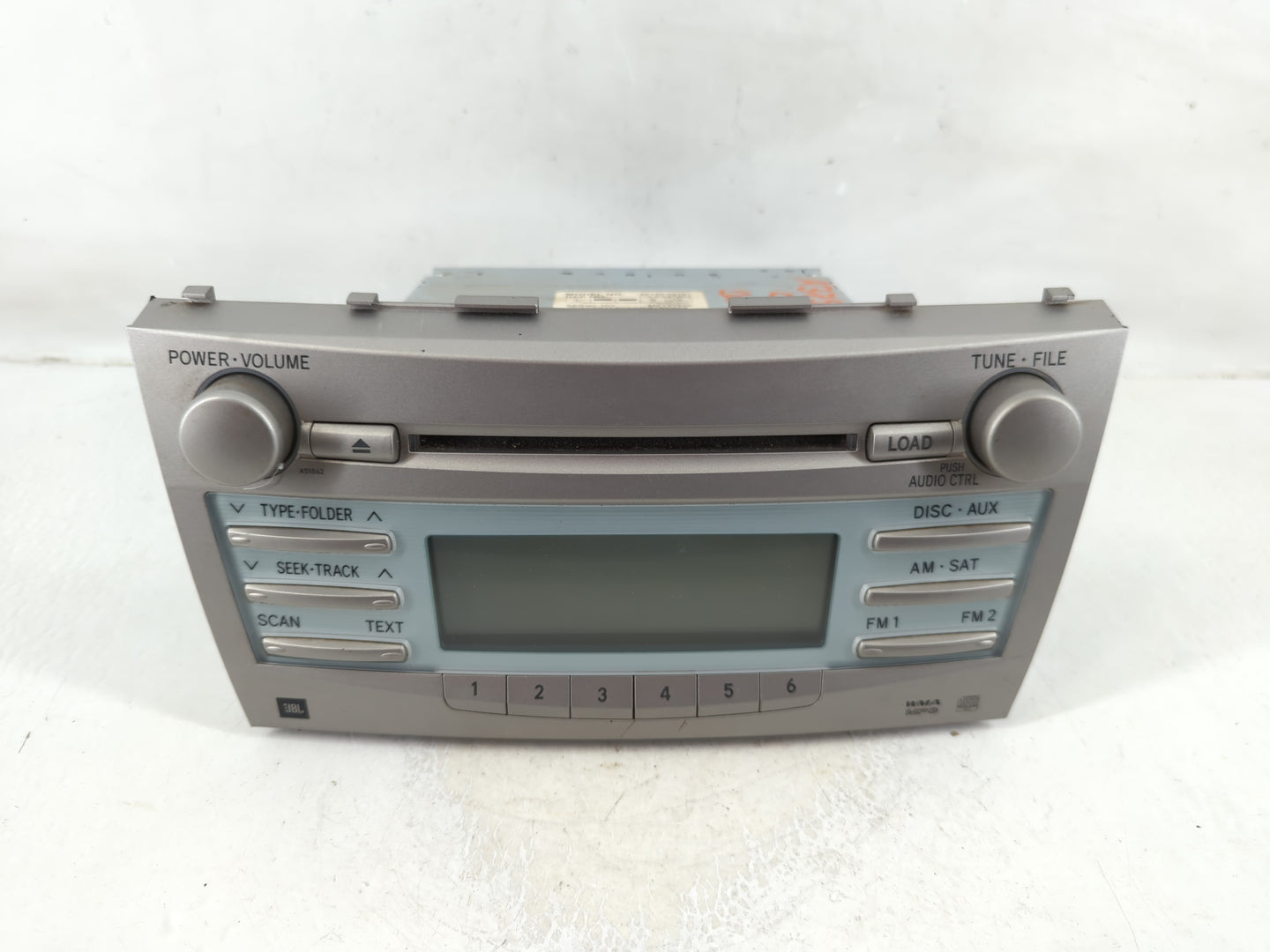 2007-2009 Toyota Camry Radio AM FM Cd Player Receiver Replacement P/N:86120-06191 Fits Fits 2007 2008 2009 OEM Used Auto Par