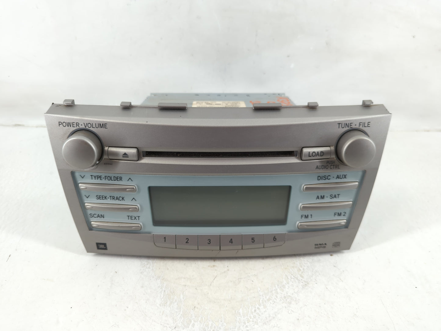 2007-2009 Toyota Camry Radio AM FM Cd Player Receiver Replacement P/N:86120-06191 Fits Fits 2007 2008 2009 OEM Used Auto Par