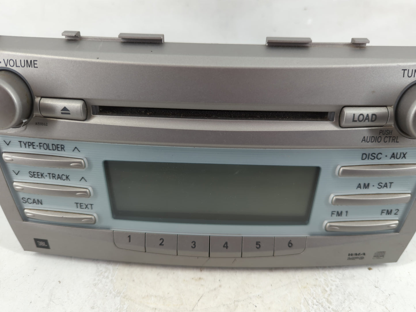 2007-2009 Toyota Camry Radio AM FM Cd Player Receiver Replacement P/N:86120-06191 Fits Fits 2007 2008 2009 OEM Used Auto Par
