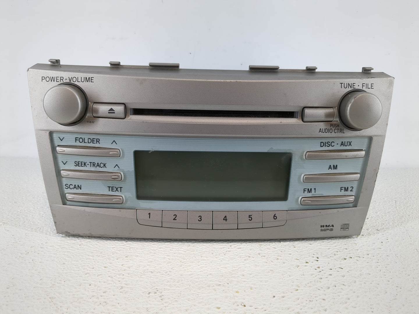 2007-2009 Toyota Camry Radio AM FM Cd Player Receiver Replacement P/N:86120-06181 Fits Fits 2007 2008 2009 OEM Used Auto Par