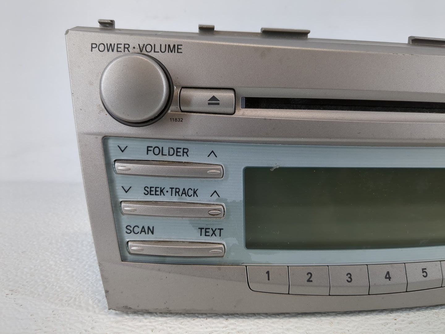2007-2009 Toyota Camry Radio AM FM Cd Player Receiver Replacement P/N:86120-06181 Fits Fits 2007 2008 2009 OEM Used Auto Par