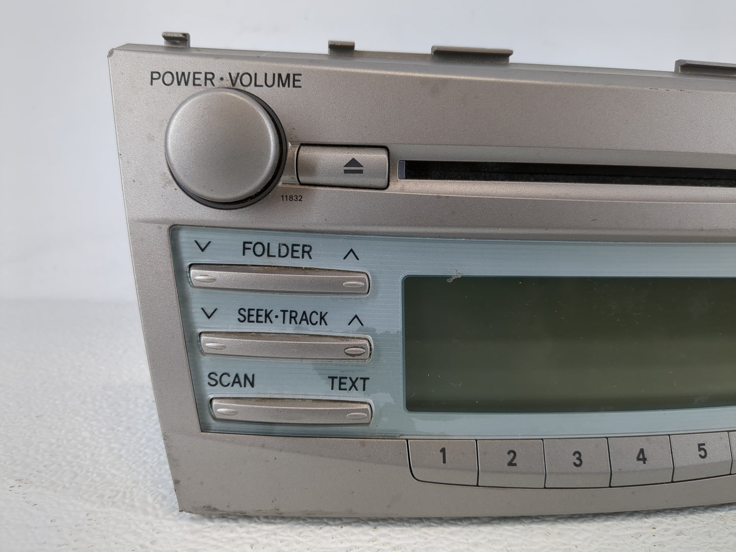 2007-2009 Toyota Camry Radio AM FM Cd Player Receiver Replacement P/N:86120-06181 Fits Fits 2007 2008 2009 OEM Used Auto Par